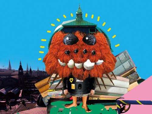 Ankündigungsmotiv Die Stadt der Träumenden Bücher Rocket&Wink