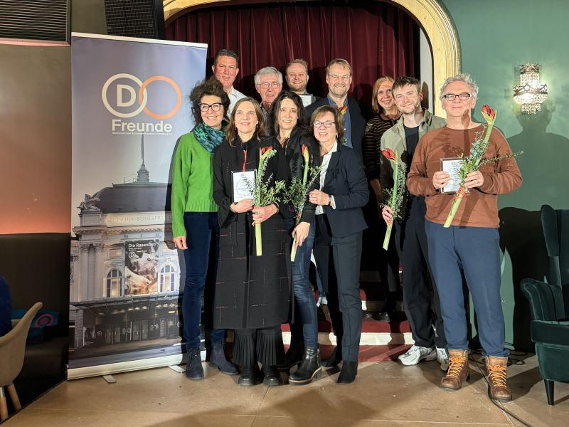 Berganuspreisverleihung 2024 in der Kantine des SchauSpielHauses